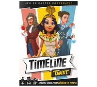 Asmodee - Timeline Twist - Jeu de Société pour Enfants dès 8 Ans - Jeu de Cartes Coopératif - Mettre dans l'Ordre des Evènements Historiques - 2 à 6 Joueurs - 20 Min - en Français - Zygomatic