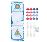 Jeu De Curling De Table - Jeu Dee Curling Amusant | Jeeu E Curlinng Familial | Glace Ju Table Plateau en Bois Massif pour Les Soirées Jeux Et pour Réunir Toute La Famille Autour d'un Moment Plais