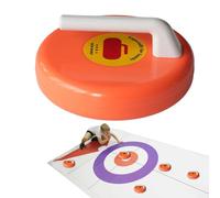 Jeu de curling - Jeu léger de curling de table | Jouets de développement pour adultes, chambres universitaires, bureaux, fêtes, patio, sol, bureau, réunions familiales, activités de plein air