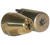 Jeu de cylindre CAVERS IZIS pour serrure emboutie épaulée - ISEO - 56290045 Laiton G