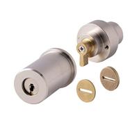 Jeu de cylindre EXPERT PLUS 892 (type POL) longueur 48mm 4 clés - DORMAKABA - 35.DZ50+35.AK892.MS