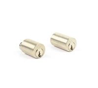 JPM Jeu de cylindre 833760-01-0A L.60 mm Ø 23 mm laiton poli pour serrure VEGA fourni avec 3 clés