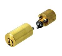 Vachette Jeu de cylindre rond V5 pour serrure en applique Ø25 mm Long. 45 mm – fourni avec 3 clés