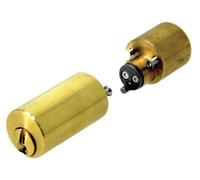 Jeu de cylindre rond V5 pour serrure en applique diamètre 25 mm longueur 45 mm VACHETTE 19441000