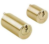 Jeu de cylindres 45mm laiton poli pour verrou trois clés - JPM - 835745-01-0A