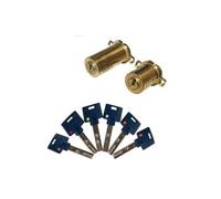 Jeu De Cylindres CHEBA K de Haute Sécurité . Adaptable 787 Fichet / 6 Clés Incopiables peu Encombrantes / Carte de Propriété