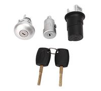 Jeu de cylindres de serrure de porte de voiture, serrure d'allumage de capot de porte de voiture 2408222 Remplacement du jeu de clés de cylindre pour Transit MK8 à partir de 2014