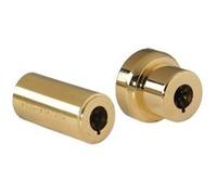 Jeu de cylindres pour verrou double entrée 5 ailettes 45mm - POLLUX - 912500 Or (laiton poli)