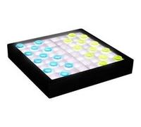 Jeu de dame transparent avec pions verts et bleus et éclairage LED - - ALTOBUY Transparent G