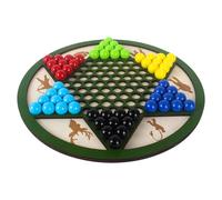 Jeu De Dames Chinoises - Jeu de Dames Chinoises en Bois,Jouet Interactif Multijoueur Challengeant pour Soirées en Dortoir Adultes Filles Étudiants Adolescents et Famille