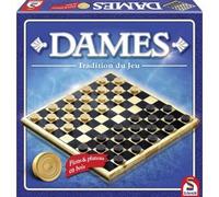 Schmidt - 88104 - Jeu de Plateau - Dames Bois Tradition