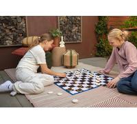 BS Toys Dame XL - Damier Géant en Bois pour Un Plaisir Stratégique - Jeu De Société pour Enfants Et Adultes - Parfait pour Le Plaisir en Famille Et La Réflexion Stratégique - A Partir De 6 Ans