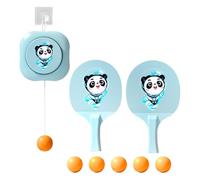 Jeu de de porte pour | Ensemble d'entraînement de tennis de table réglable et portable - Jeu d'interaction avec raquette pour