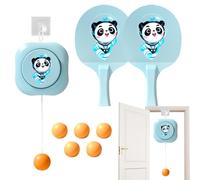 Jeu de de porte pour | Ensemble d'entraînement de tennis de table réglable et portable | Jeu d'interaction avec raquette pour
