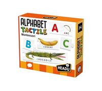 Headu - Alphabet Tactile Montessori - Un Jeu Unique Et Original pour Apprendre À Lire Dès Trois Ans ! | Jeu Educatif 2 3 4 5 6 Ans, Jeu Educatif Montessori, Cadeau Enfants, Cadeau Fille