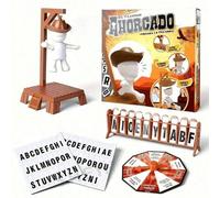 Jeu de défi de devinette de mots bilingue , Roue espagnol/anglais + cartes de lettres Jeu de plateau interactif familial Entraînement classique du vocabulaire - Pour le divertissement de loisir et le 