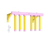 Jeu de défis réflexes - 3 niveaux réglables par USB - Jouet amusant de coordination œil-main - Pour la maison, le salon, le jardin, l'école, les vacances, un anniversaire, un bonjour