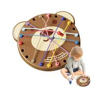 Jeu de Démêlage de Corde Casse-Tête,Jouet Interactif de Tri pour Voyage | Casse-Tête | Idée Cadeau pour Noël Anniversaire et Défi Parent Enfant à Partir de 3 Ans