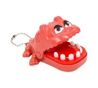 Jeu de dentiste pour enfants, porte-clés pendentif chiot dentiste jeu doigt dents l'enfant qui mord le doigt joue le porte-clés, jouet à mâcher le doigt
