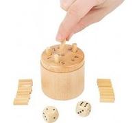 Small Foot 11365 Jeu de Dés 6, Jeu de Logique pour 2-6 Personnes, Jeu Social pour Toute La Famille, 39-Pcs