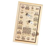 Jeu de dés à boire, assiettes amusantes en bois pour adultes, petite amie, petit ami, famille