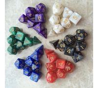 Jeu De Dés À Facettes Multiples, 6 Couleurs, D & D D4 D6 D8 D10 D % D12 D20, Jeux De Société, Divertissement, Dés Sd, 7 Pièces/Ensemble