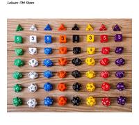Jeu De Dés À Gemmes Multi-Faces D10, 7 Pièces, Pour Rpg Dunjons & Dragons Dnd D & D, Nouveauté