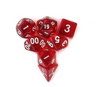 Jeu De Dés À Gemmes Multi-Faces D10, 7 Pièces, Pour Rpg Dunjons & Dragons Dnd D & D, Nouveauté