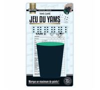 Jeu de Dés avec Gobelet ""Yams"" 8cm Noir