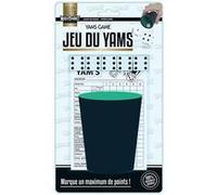 Jeu de Dés avec Gobelet "Yams" 8cm Noir Noir G
