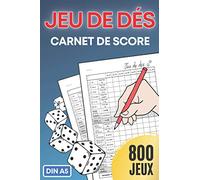 Jeu de dés: Carnet de score
