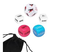 Jeu de dés coquins romantiques pour couple d'adultes, jeu de dés amusants pour anniversaire, Saint-Valentin, mariage, choix de jeu de couple 6AB12