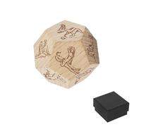 Jeu de Dés Couple,Dés de Nuit de Date pour Les Couples Décision de Couple à 12 Faces Jeux de Couples Idées de Date Décision d'action de Nouveauté pour Les Couples Anniversaire de la Saint-Valentin