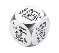Jeu de dés de décision, décisionneur de dés de décision, jeu de dés de nuit de date couple cubes de décision créatifs | Idées de jouets de nouveauté amusantes, accessoires de jeu pour la