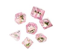 Jeu de dés de fête aux Champignons, dés aux Champignons | Dés de Jeu de Table - Jeu de de Jeu de rôle polyédrique, Ensemble de 7 de de Table de Dessin animé pour et Adultes