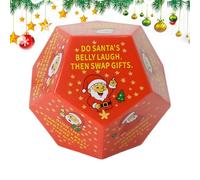 Jeu de dés de Noël - Dice de Jeu de rôles du Père Noël, Jouet d'échange de Vacances | Birthdance d'hiver Divertissement de Nuit en Famille, Activité de fête de Bassin de Stockage Festif avec Une idée