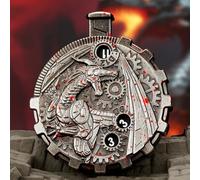 Jeu de dés de roulette unique V3.0 - Le dernier TTRPG Click to Roll - Mise à niveau des dés DND - Appuyez pour rouler équilibré et équitable - Fabriqué à partir d'alliage de zinc - Lecture de