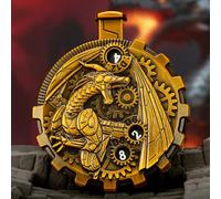 Jeu de dés de roulette unique V3.0 - Le dernier TTRPG Click to Roll - Mise à niveau des dés DND - Appuyez pour rouler équilibré et équitable - Fabriqué à partir d'alliage de zinc - Lecture de