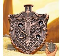 Jeu de dés de roulette V3.0 - Le dernier TTRPG Click to Roll - Mise à niveau des dés DND - Appuyez pour rouler équilibré et équitable - Fabriqué à partir d'alliage de zinc - Lecture de précision