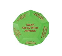 Jeu de dés d'échange de cadeaux Santa Swap - Jeu de dés de Noël 2025 | Jeux de dés d'échange de cadeaux | Dés de fête d'échange | Jeux de fête de groupe de Noël | Fournitures de festival de vacances