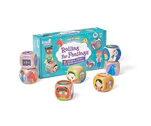 Jeu de dés des émotions de Learning Resources, activités d’Apprentissage socio-émotionnel, 8 pièces, Jeux de dés pour la Famille, Jeux sur Les émotions, Jeux de thérapie par Le Jeu pour Enfants, 5+