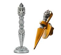 Jeu de dés DND uniques en forme de tête de mort, tour, roulette, Donjons et Dragons, jeu de dés mécaniques D&D en métal pour jeu de rôle pour jeux de rôle Steampunk