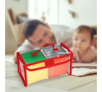 Jeu De Dés Éducatifs, Cubes Souples Avec Poches Transparentes, Cubes D'Apprentissage Personnalisables Pour L'Enseignement Préscolaire