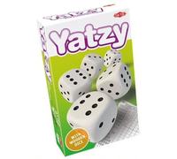 Jeu de dés en bois Yatzy (oblong sans crayon)