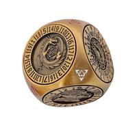 Jeu de dés en métal - Dice Spiner | Set, dés rotatifs avec pointe de doigt, dés de jeu cadeau avec logo de dragon, cadeau, fournitures de réunion portables pa