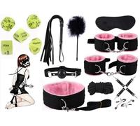 Jeu de dés en nylon rose 10 pièces et phosphorescent, Accessoires de sport décontractés