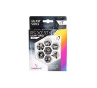Jeu de dés - Gamegenic GGS50014ML - Set de 7 dés Jdr - Galaxy Series - Moon