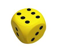 Jeu de dés géants en mousse géante avec grands chiffres éducatifs