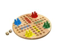 Jeu De Dés - Grand - Bois D'Frêne - 16 Pions