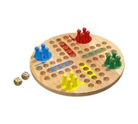 Jeu De Dés - Grand - Bois D'Frêne - 16 Pions
